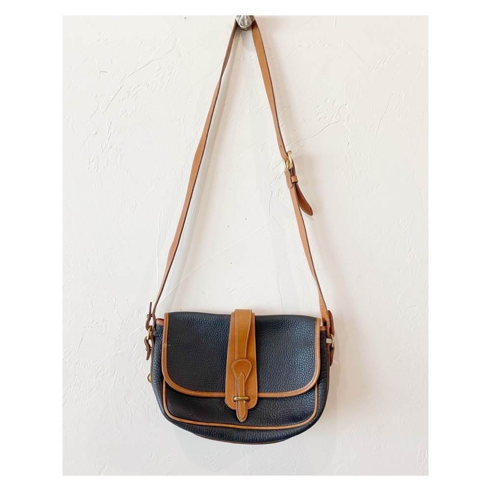 Vintage Dooney & Bourke Equestrian Crossbody purse | All Weather Leather bag